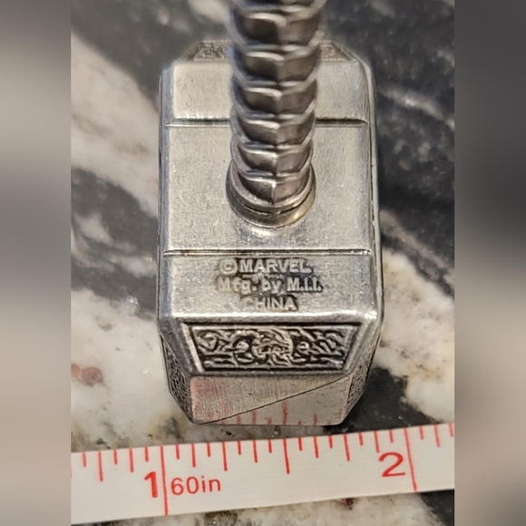 MCU Marvel Avengers Thor Mjoinor Hammer Pewter - Picture 10 of 12